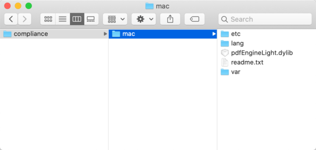 Mac Compliance Folder