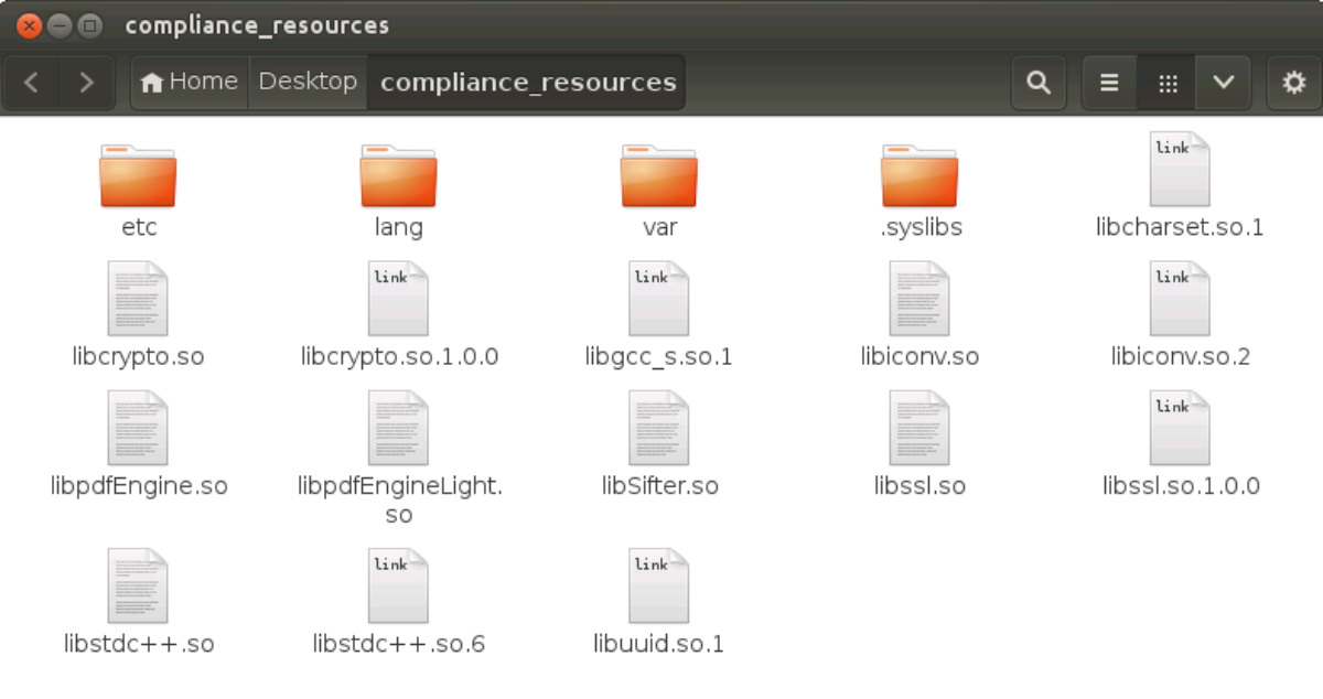 Linux32 Compliance Folder